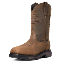 ARIAT MEN'S WORKHOG XT PATRIOT WATERPROOF CARBON TOE WORK BOOT - 10036002