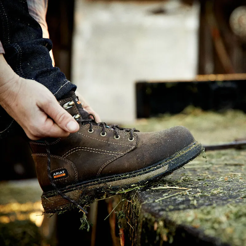 ARIAT WOMEN'S RIVETER 6 INCH CSA H20 COMPOSITE TOE WORK BOOT - 10035773 - Image 6