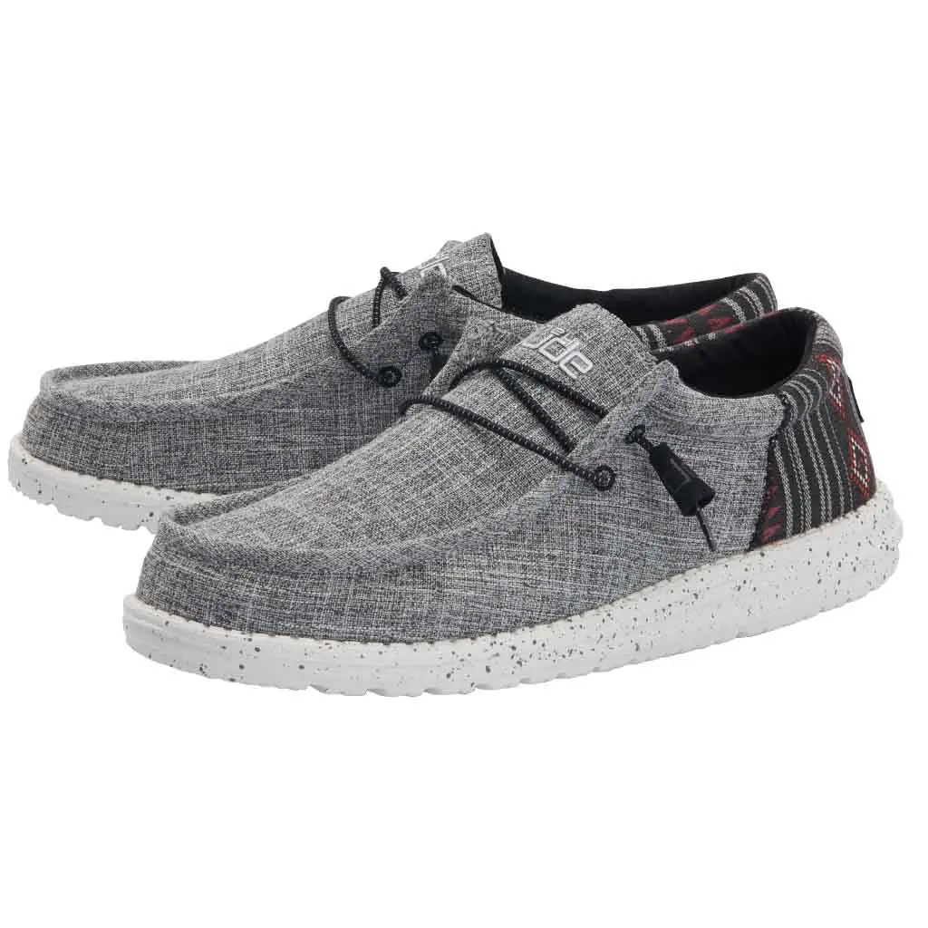 HEYD HEY DUDE MEN'S WALLY FUNK BLACK AZTEC-110414864 - Image 2