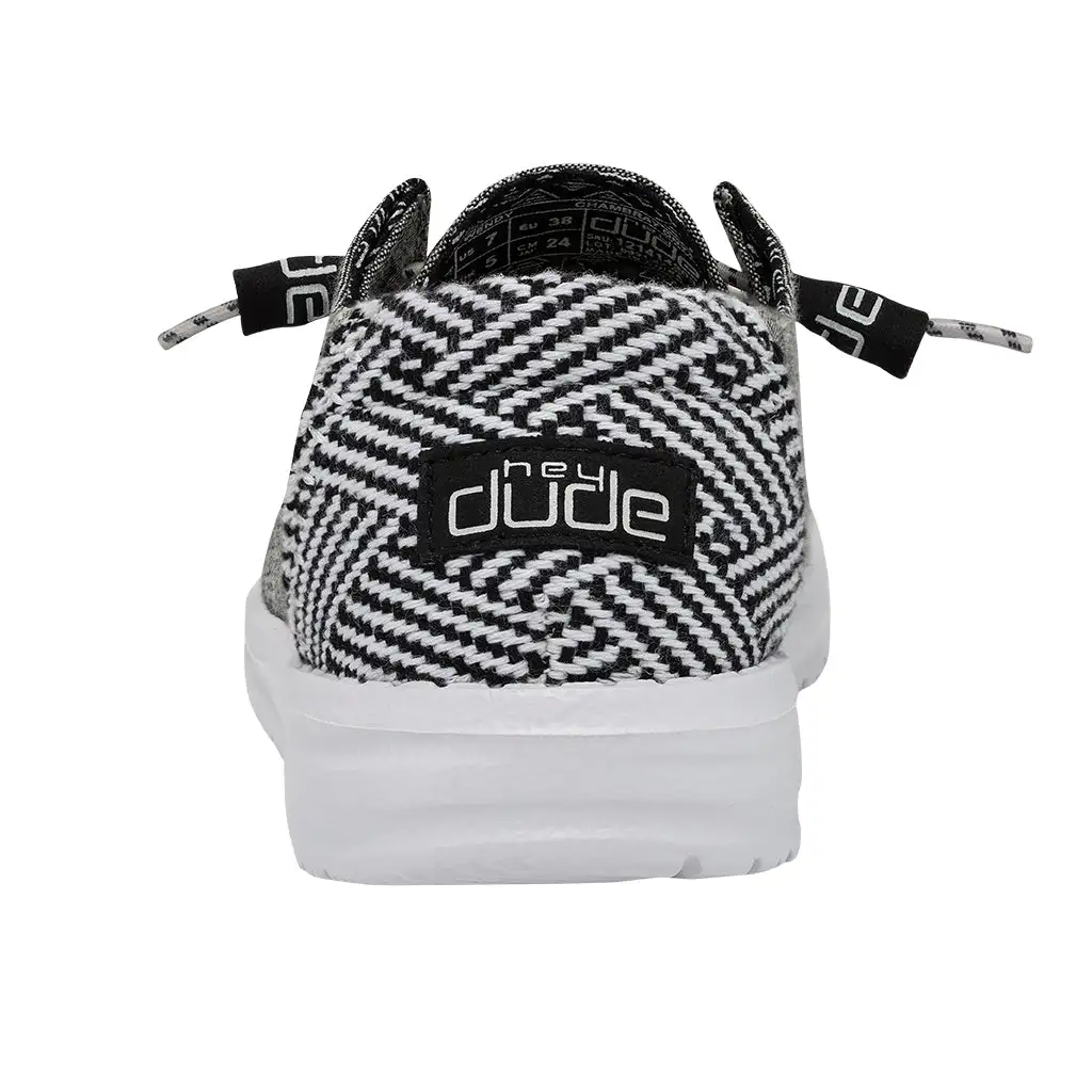 HEYD HEY DUDE WOMEN'S WENDY CHAMBRAY ONYX - 121414203 - Image 4