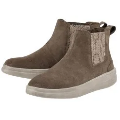 HEYD HEY DUDE WOMEN'S VIC SUEDE FOSSIL - 122024962