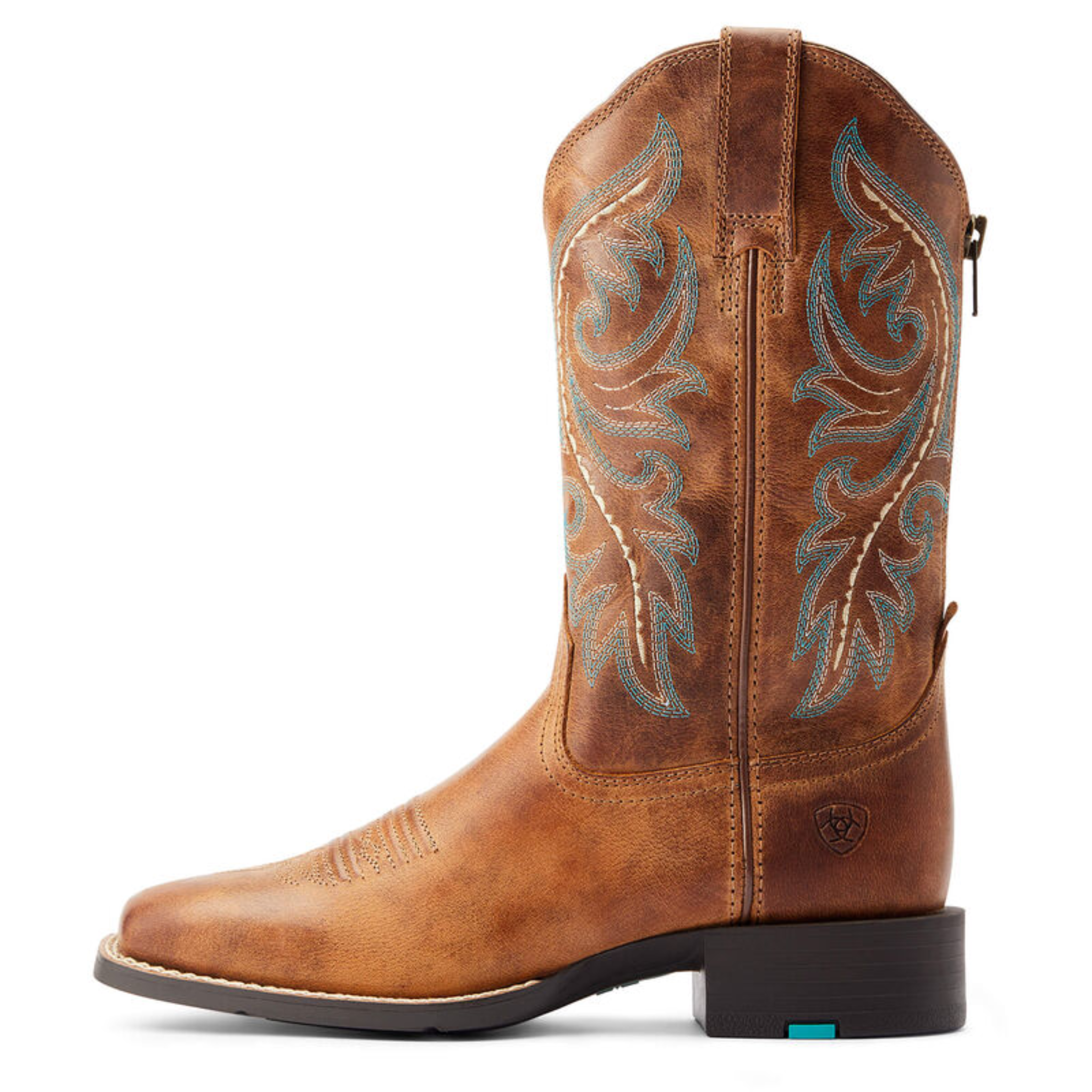 ARIAT WOMEN'S ROUND UP BACK ZIP WESTERN BOOT - 10044432 - Image 2