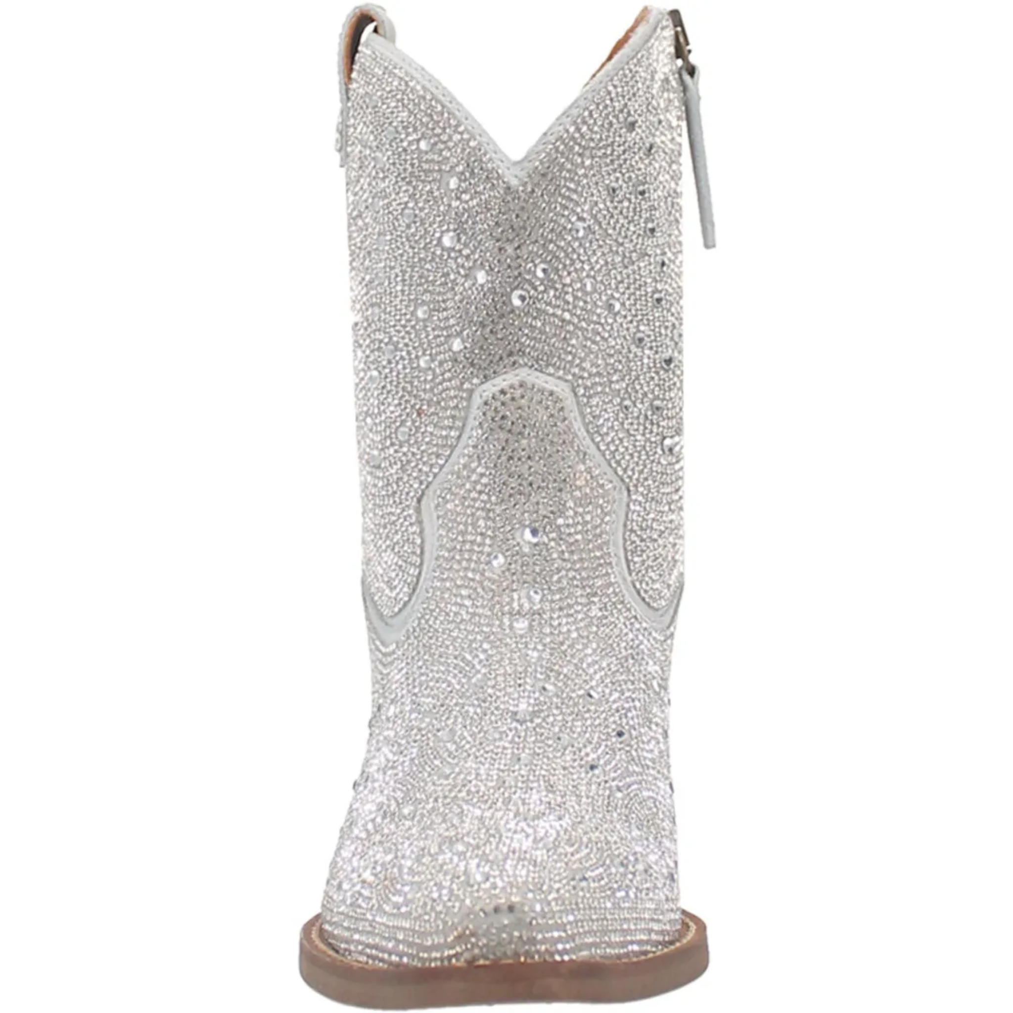 DINGO WOMEN'S RHINESTONE BLACK/SILVER COWGIRL WESTERN BOOTIES - DI577 - Image 6