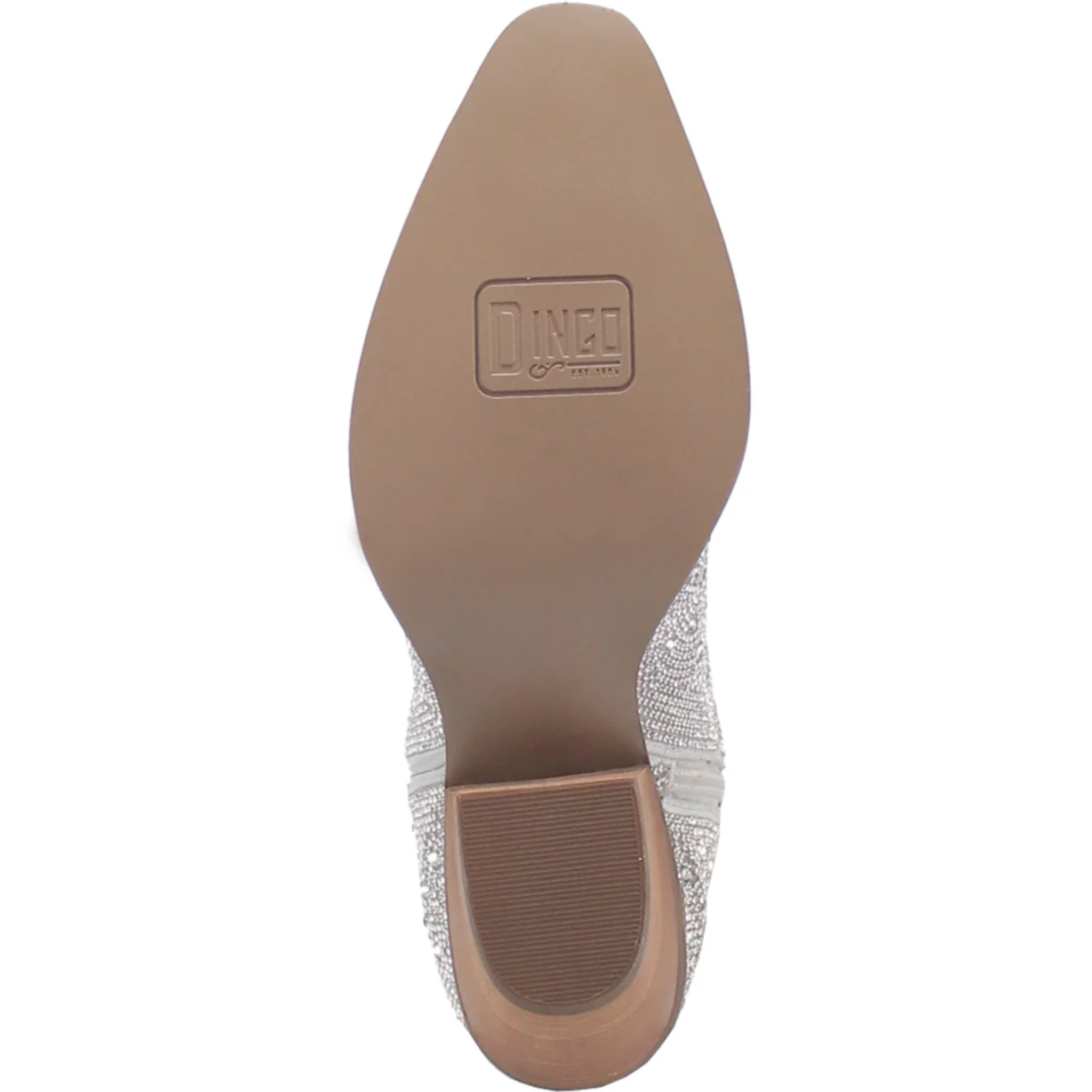 DINGO WOMEN'S RHINESTONE BLACK/SILVER COWGIRL WESTERN BOOTIES - DI577 - Image 8