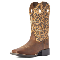ARIAT WOMEN'S LADIES ROUND UP CROSSROADS WESTERN BOOT - 10042384