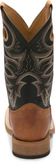 JUSTIN MEN'S TOBACCO BENT RAIL CADDO COWHIDE WESTERN BOOT - BR740 - Image 6