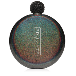 BRUMATE GLITTER FLASK CHARCOAL- HF5GB