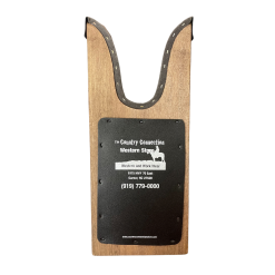 MF M&F LARGE BOOTJACK COUTRY CONNECTION WESTERN STORE LOGO - 0400601