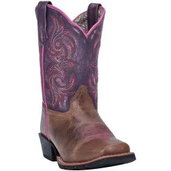 DANP DAN POST KID'S MAJESTY LEATHER YOUTH WESTERN BOOT (3.5-6.5) - DPC3947