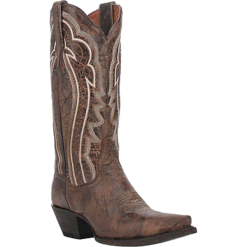 DANP DAN POST WOMEN'S ANYA DISTRESSED BROWN LEATHER BOOT - DP4349