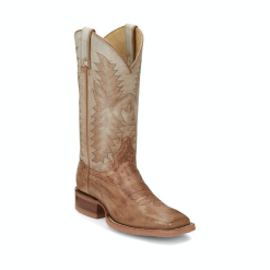 JUSTIN MEN'S BRECK SMOOTH OSTRICH WESTERN BOOT - JE800