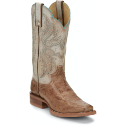 JUSTIN WOMEN'S WILLA SMOOTH OSTRICH WESTERN BOOT - JE700