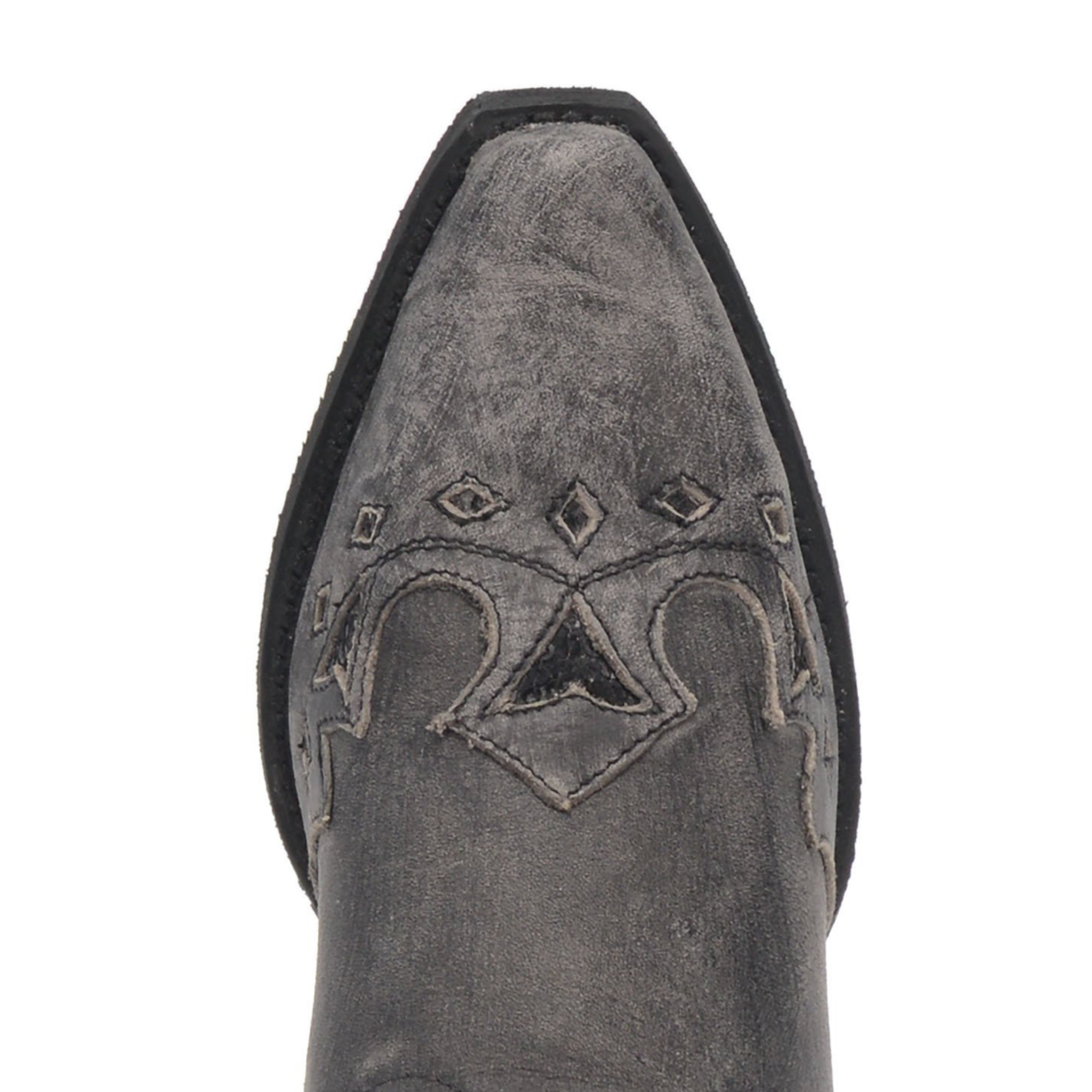 LAREDO WOMEN'S BLACK SEQUIN INLAY WESTERN BOOT- 52120 - Image 2