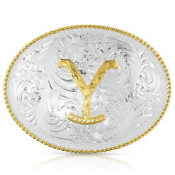 MONTANA BUCKLE OVAL YELLOWSTONE Y - Yellow17