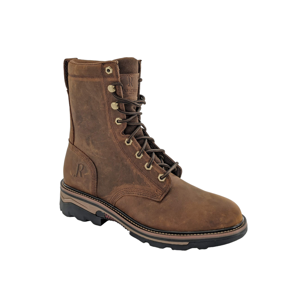 RWAT R. WATSON MEN'S PEANUT COWHIDE LACE UP BOOT- RW1020