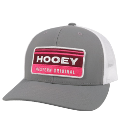 HOOEY HORIZON GREY WHITE TRUCKER HAT - 2035T