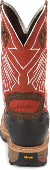 JUSTIN MEN'S ROUGHNECK STEEL TOE WORK BOOT - WK2115 - Image 6