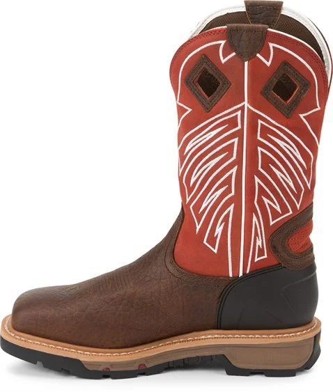 JUSTIN MEN'S ROUGHNECK STEEL TOE WORK BOOT - WK2115 - Image 7