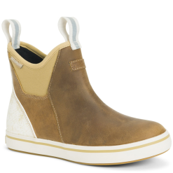XTRATUF WOMEN'S LEATHER 6 INCH ANKLE DECK BOOT-XWAL901TAUPE