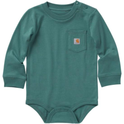 LT/C CARHARTT INFANT LONGSLEEVE POCKET BODYSUIT - CA6306